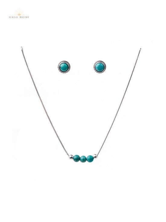 Jewelry - 925 Sterling Silver Turquoise Choker Necklace Adjustable Handmade Gemstone